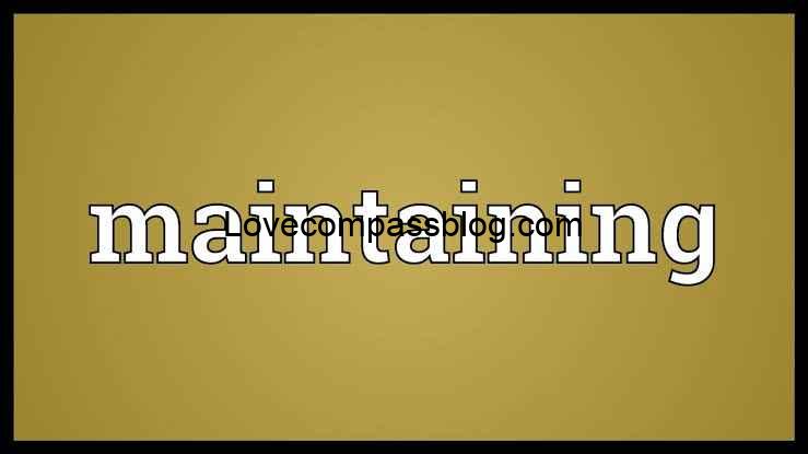 Maintaining Different Types of Relationships